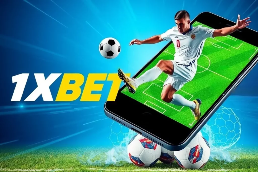 واجهة تطبيق 1xbet mobile
